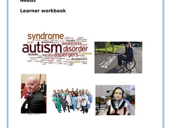 Support for individuals with additional needs workbook