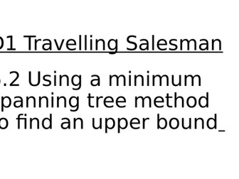 Decision Maths 1: Ch 5: Traveling Salesman