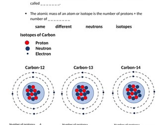 SEND Atomic mass and Isotopes