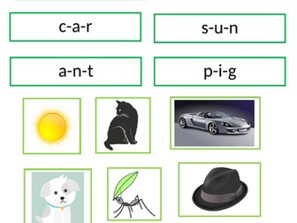 Blending with pictures_emergent reading