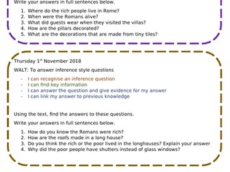 Whole Class Guided Reading Year 2