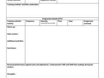 BTEC Sport Unit 3C (2018 Specification)