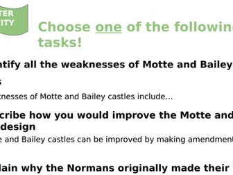 KS3 History: Stone Shell Keep castles