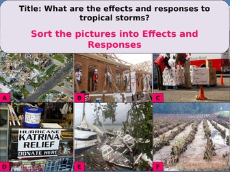 Effects and reponses to tropical storms