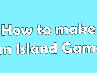 Kodu Island Game Tutorial
