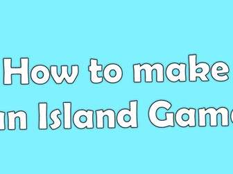 Kodu Island Game Tutorial