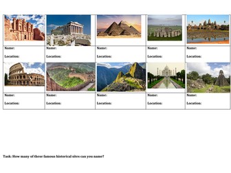 Lesson 1: What can we learn about Ancient Civilizations