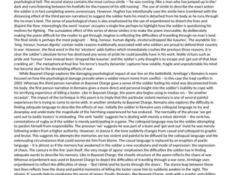 Comparing bayonet charge and remains essay picture