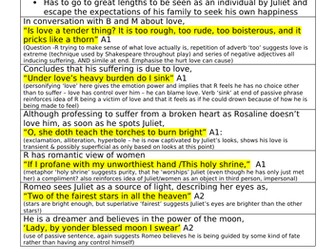 Romeo and Juliet Key Quotes - Analysis and Explanation
