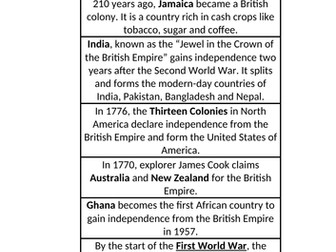 KS3 History: Introduction to the British Empire