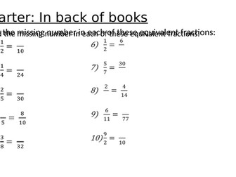 Adding and Subtracting Fractions