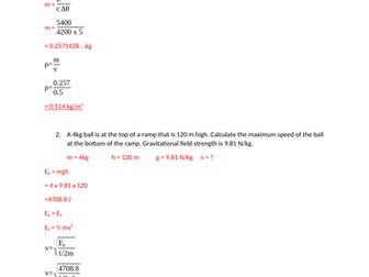 Multi- step equation AQA 5 mark calculation practice