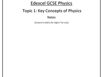 Edexcel GCSE Physics Notes