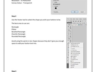Tutorial/guide to creating buttons in Adobe Fireworks