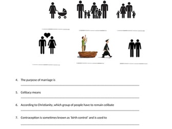 OCR Relationship and Family Booklet