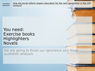 KS3 A Christmas Carol SOW fully resourced