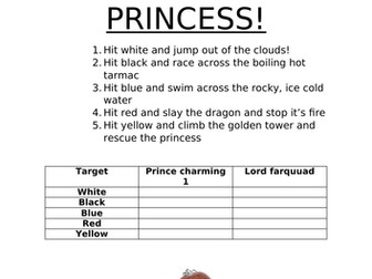 save the princess archery