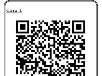 QR code treasure hunt Adding and subtracting fractions with different denominators