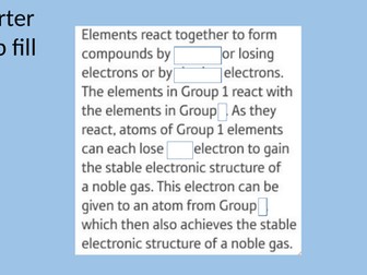 C3.3 Ionic bonding AQA 9-1