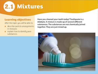 C2 2.1 Mixtures Activate book 2 low ability