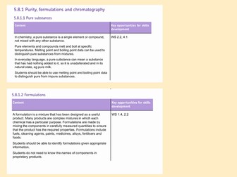 AQA Trilogy Chemical Analysis - Pure Substances and Formulations interview lesson.