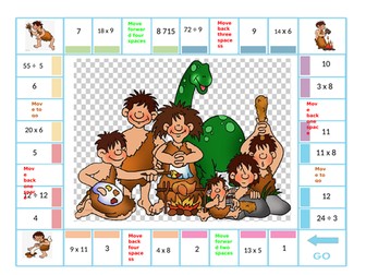 Stone Age multiplication board games