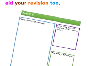 AQA Spec A RE grade 9-1 - Giant flash card