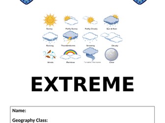 KS3 Extreme Weather Homework Booklet