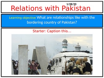 India's Conflict with Pakistan