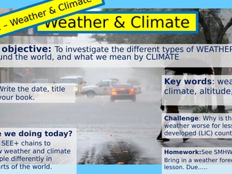 KS3 Weather & Climate Unit