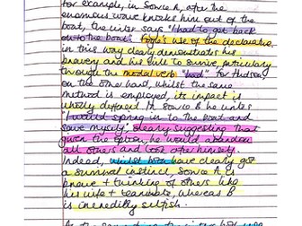 EXEMPLAR RESPONSE - AQA Language Paper 2 Q4 June'19