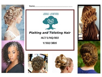 Plaiting and twisting hair