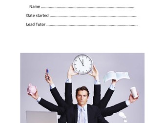 Time management and responsible work practice workbook