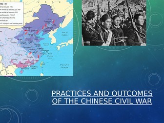 Outcome of the Chinese Civil War