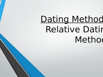 Relative Dating in Archaeology