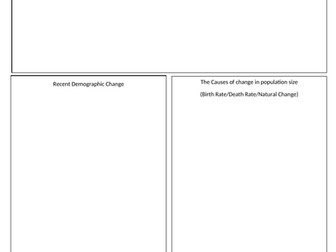 Cambridge IGCSE Geography Revision Templates