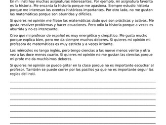 End of Semester Assessment - School