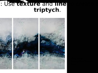 Create a River Art triptych