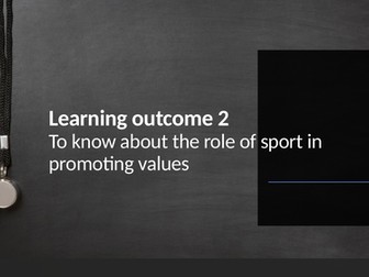 Cambridge National Sport Studies R051 (Exam unit) LO2 bundle