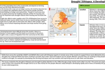 GCSE Edexcel A Topic 2 Weather Hazards Case Study Knowledge Organiser