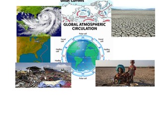 GCSE Edexcel A Topic 2. Weather Hazards  and Climate Change activity / work booklet