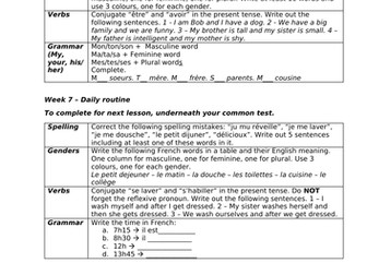 Follow up tasks after assessment