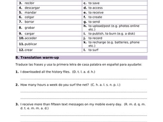 Spanish translation: technology KS4