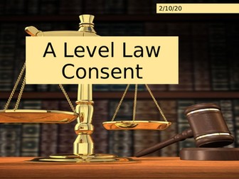 OCR A Level Law Defence of Consent PPT