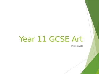 GCSE  Art - Reserve tone