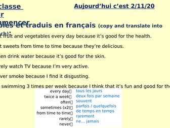 6.2 H Opération ‘remise en forme’