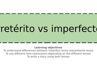 imperfecto vs pretérito KS3