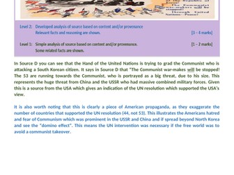 UN and USA responses to the Korean War