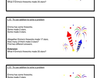 Y1 PROBLEM SOLVING FIREWORKS DIFFERENTIATED