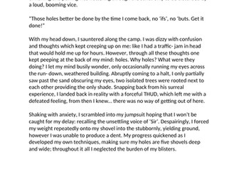 Holes - Setting Description